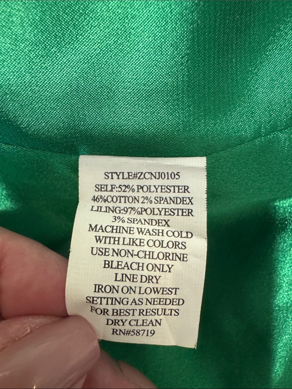 NY Collection Green Trench Coat with Waist Tie - women’s - Picture 7 of 7
